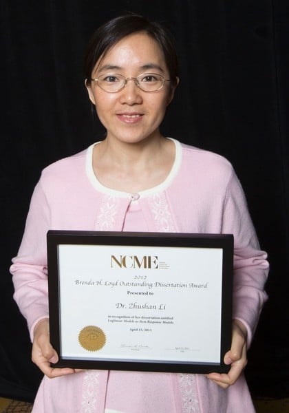 Brenda H. Loyd Outstanding Dissertation Award - Zhushan Li