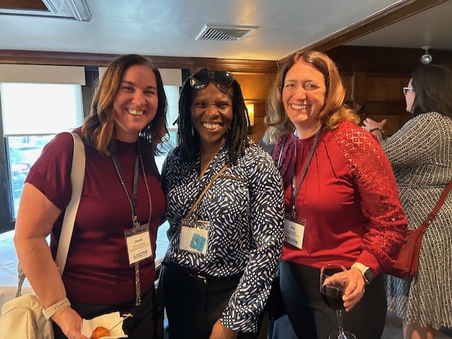 Happy people at NCME event