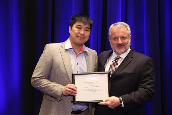 NCME Annual Award. Not Pictured, Mark Gierl - Hollis Lai